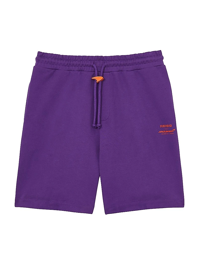 Reiss x McLaren F1 Team Knox Drawstring Shorts