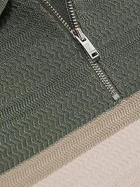 Little Boy's & Grove Half-Zip Polo Shirt