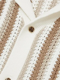 Little Boy's & Boy's Carrington Crochet Short-Sleeve Shirt
