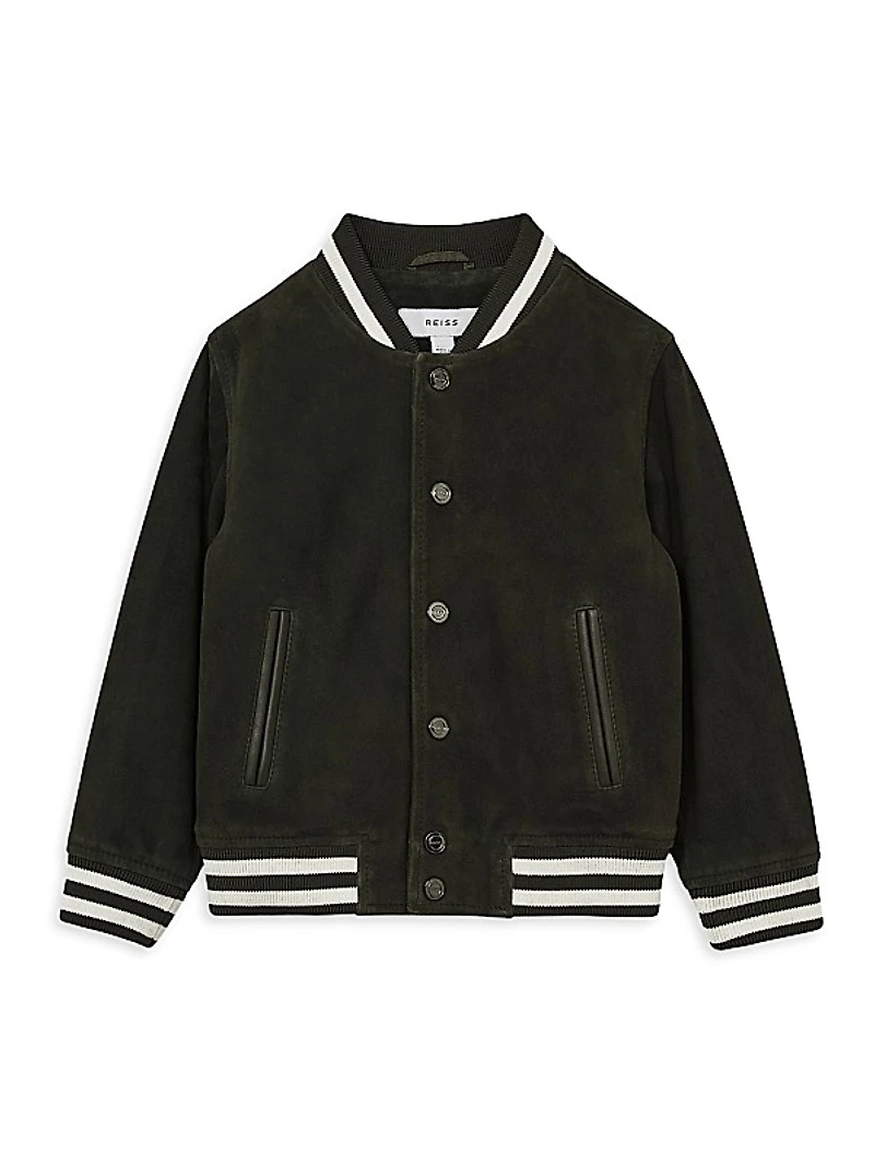 Little Boy's & Boy's Banbridge Suede Bomber Jacket