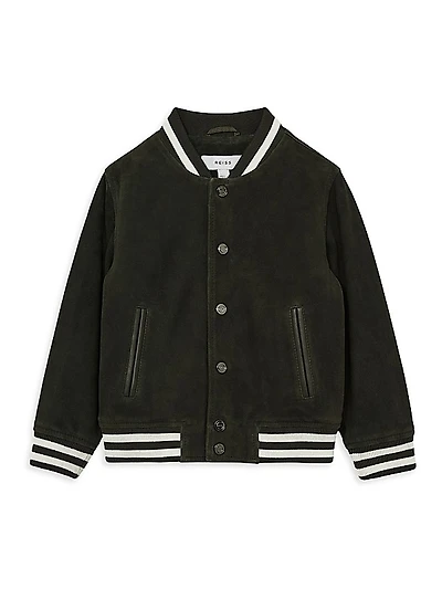 Little Boy's & Boy's Banbridge Suede Bomber Jacket