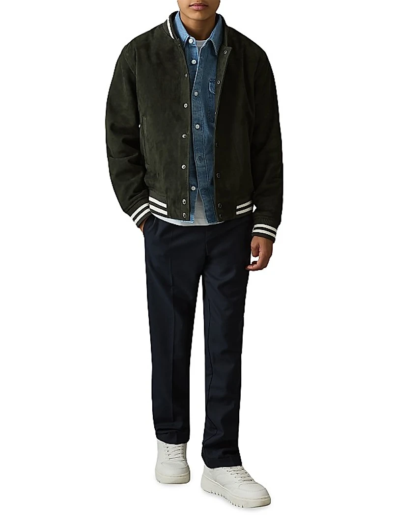 Little Boy's & Boy's Banbridge Suede Bomber Jacket