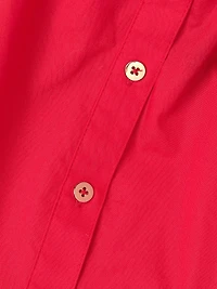 Vivian Poplin Sleeveless Shirtdress