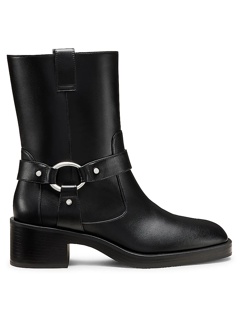 Jax 40MM Leather Pull-On Booties