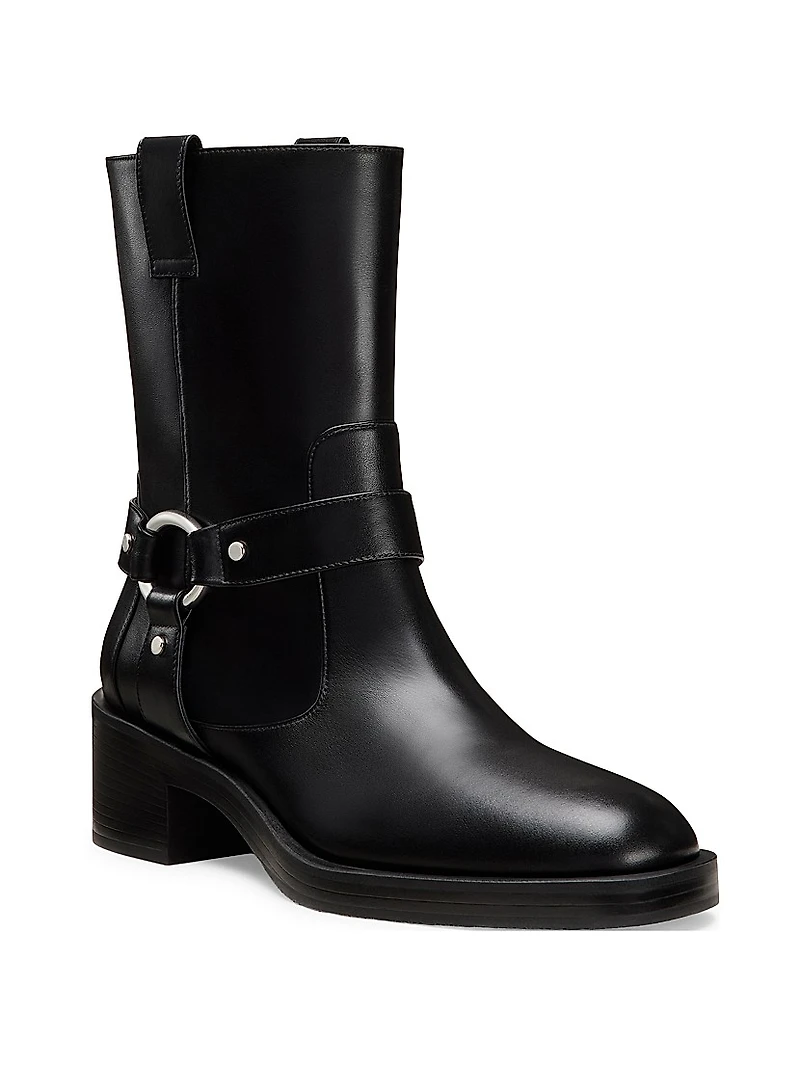 Jax 40MM Leather Pull-On Booties