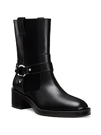 Jax 40MM Leather Pull-On Booties