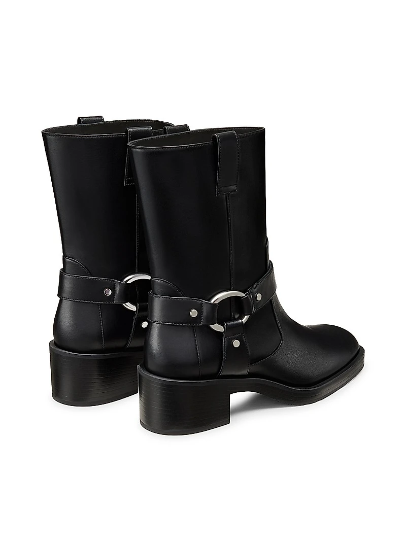 Jax 40MM Leather Pull-On Booties