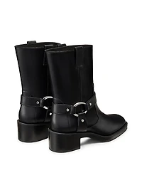Jax 40MM Leather Pull-On Booties