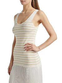 Millie Stripe Knit Combo Maxi Dress