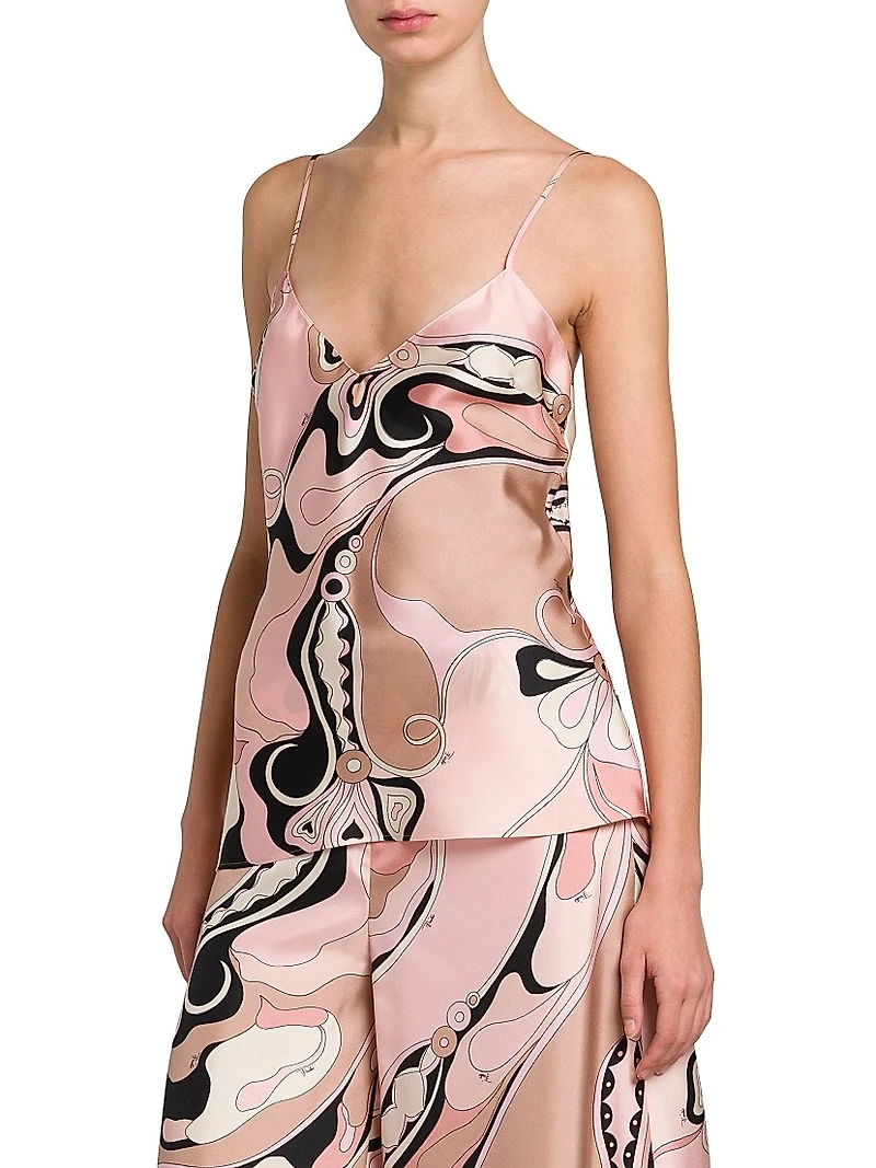 Silk Twill Camisole Top