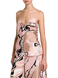 Silk Twill Camisole Top