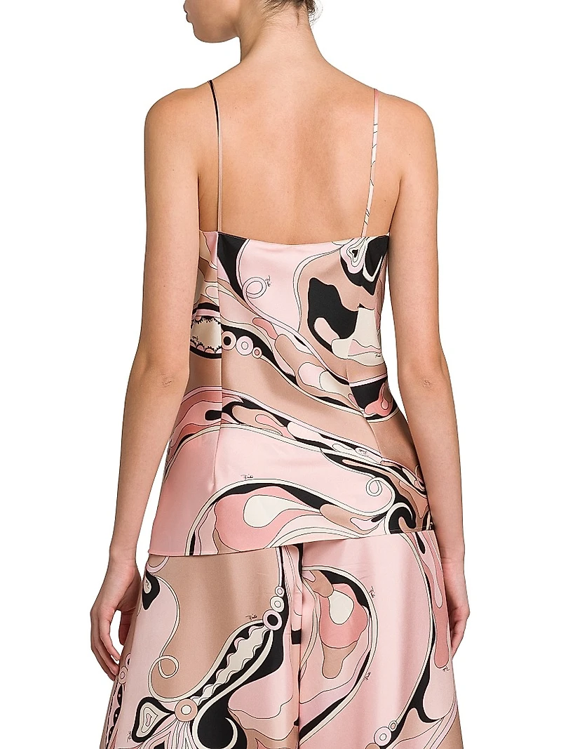 Silk Twill Camisole Top