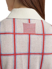 Picnic Plaid Silk-Blend Button-Front Shirt