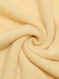 Sweater Tee Cashmere Crewneck Short-Sleeve Top