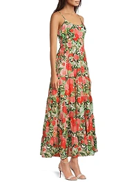 Hutton Floral Cotton Maxi Dress