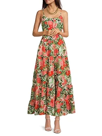 Hutton Floral Cotton Maxi Dress