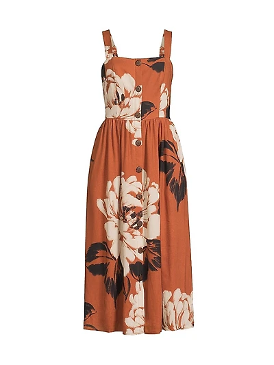 Peterson Floral Midi-Dress