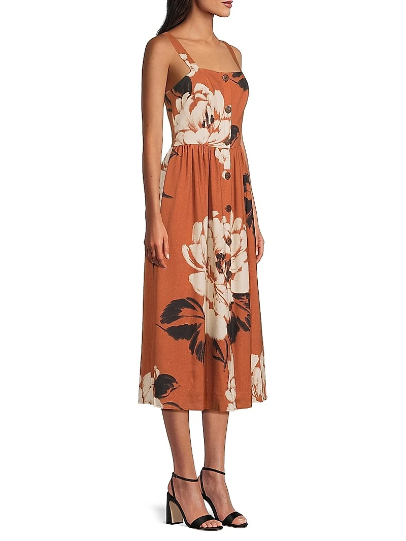 Peterson Floral Midi-Dress