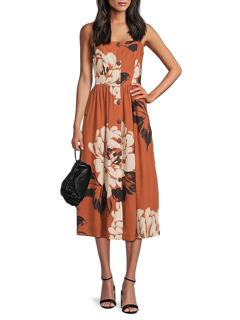 Peterson Floral Midi-Dress