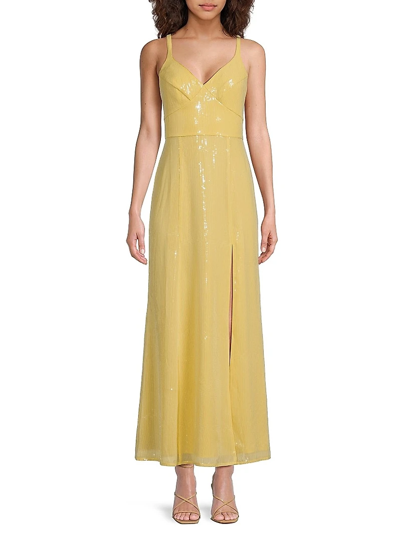 Mikayla Sequined Maxi Dress