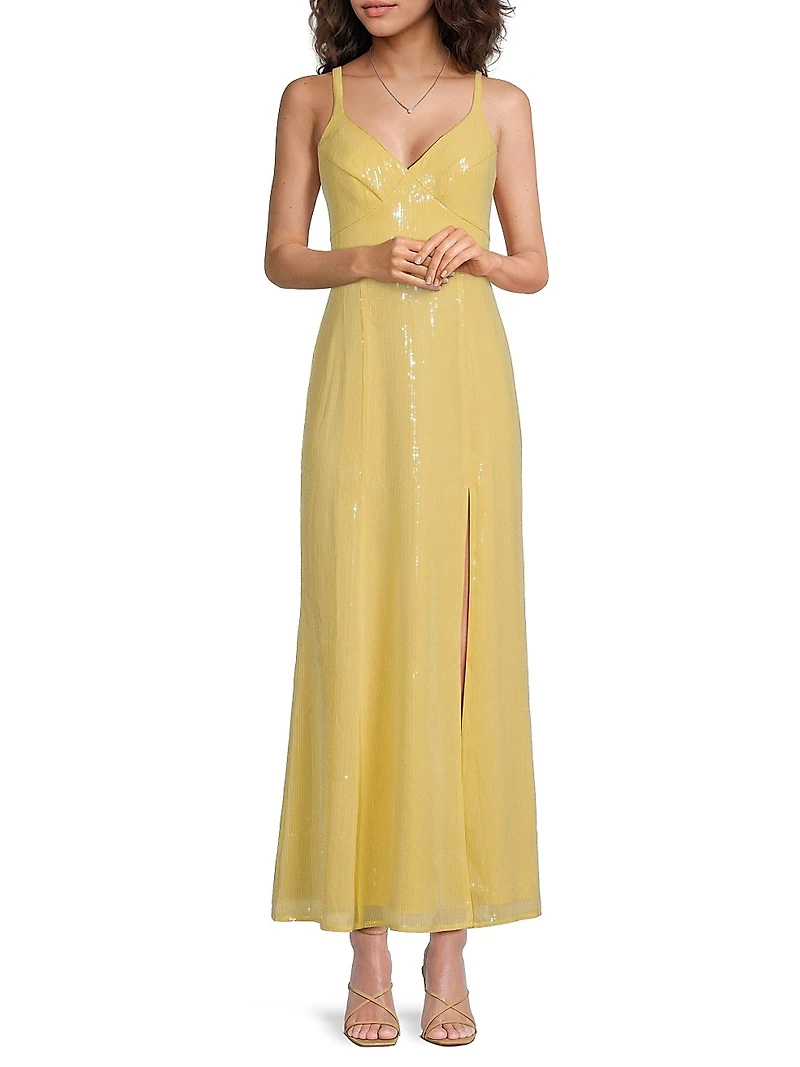 Mikayla Sequined Maxi Dress