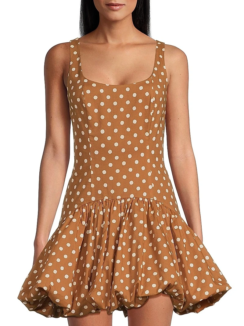Lowry Polka Dot Minidress