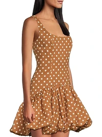 Lowry Polka Dot Minidress