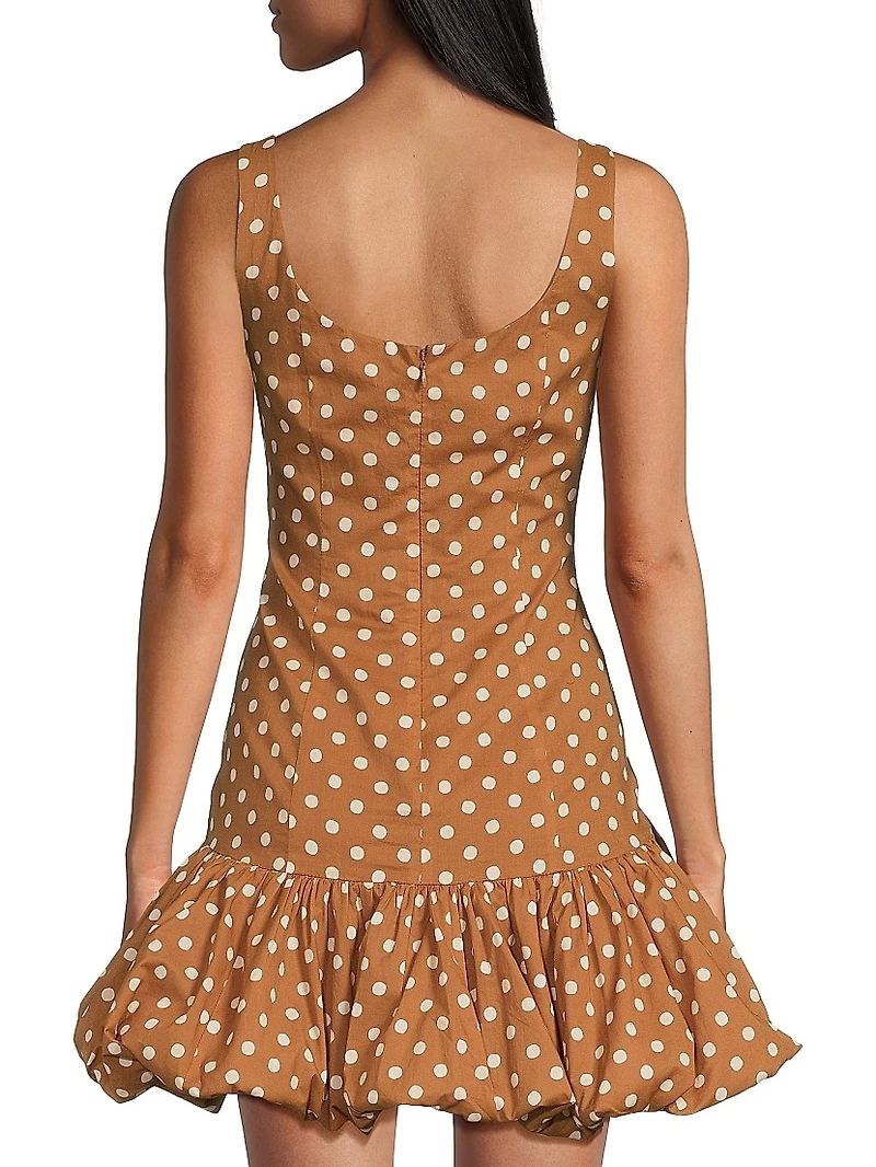 Lowry Polka Dot Minidress