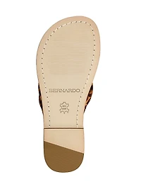 Miami Haircalf Thong Sandals