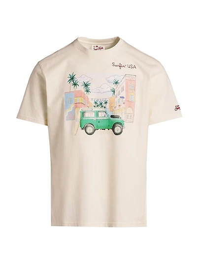 Venice Printed Crewneck T-Shirt