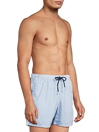 Patmos Seersucker Swim Trunks