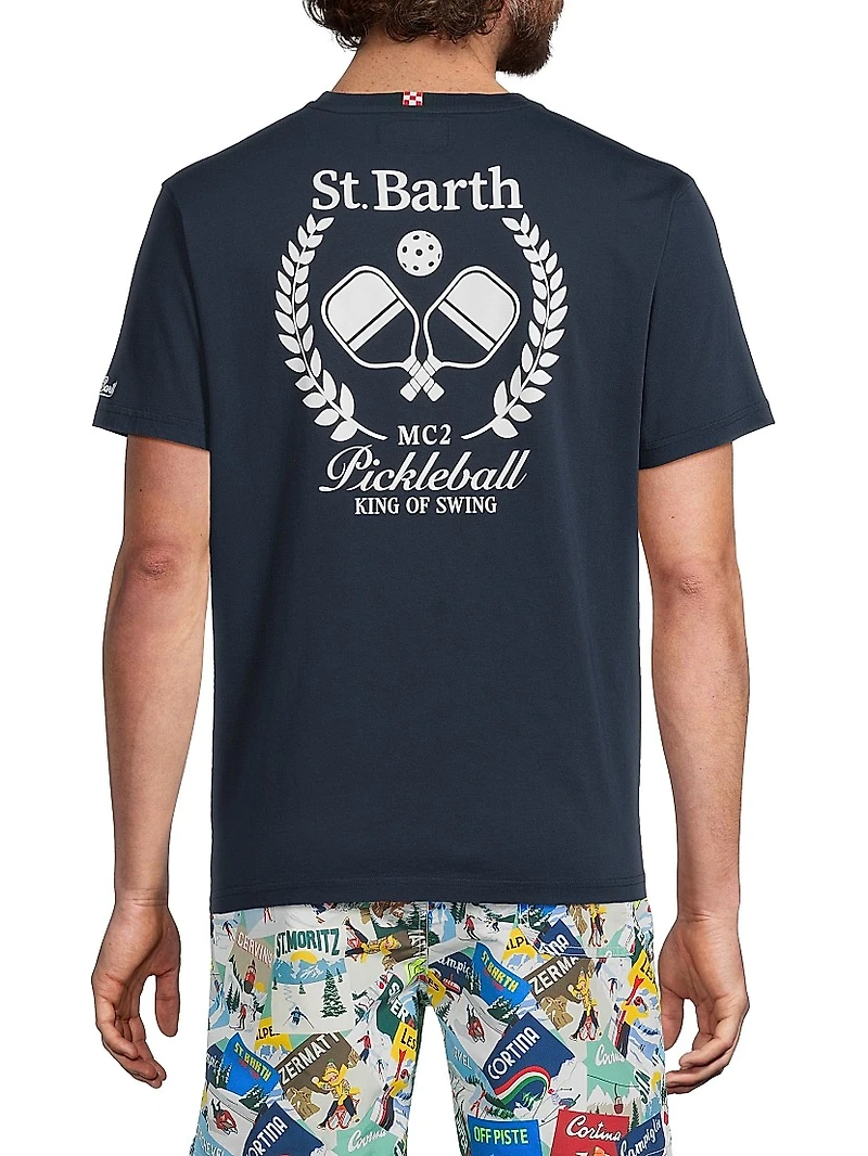 Pickleball Logo Cotton T-Shirt