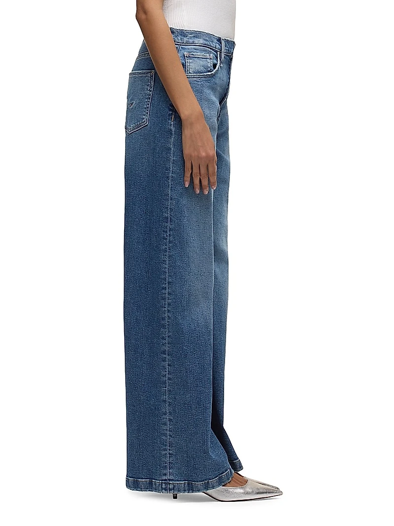 Jodie Stretch Loose-Fit Wide-Leg Jeans