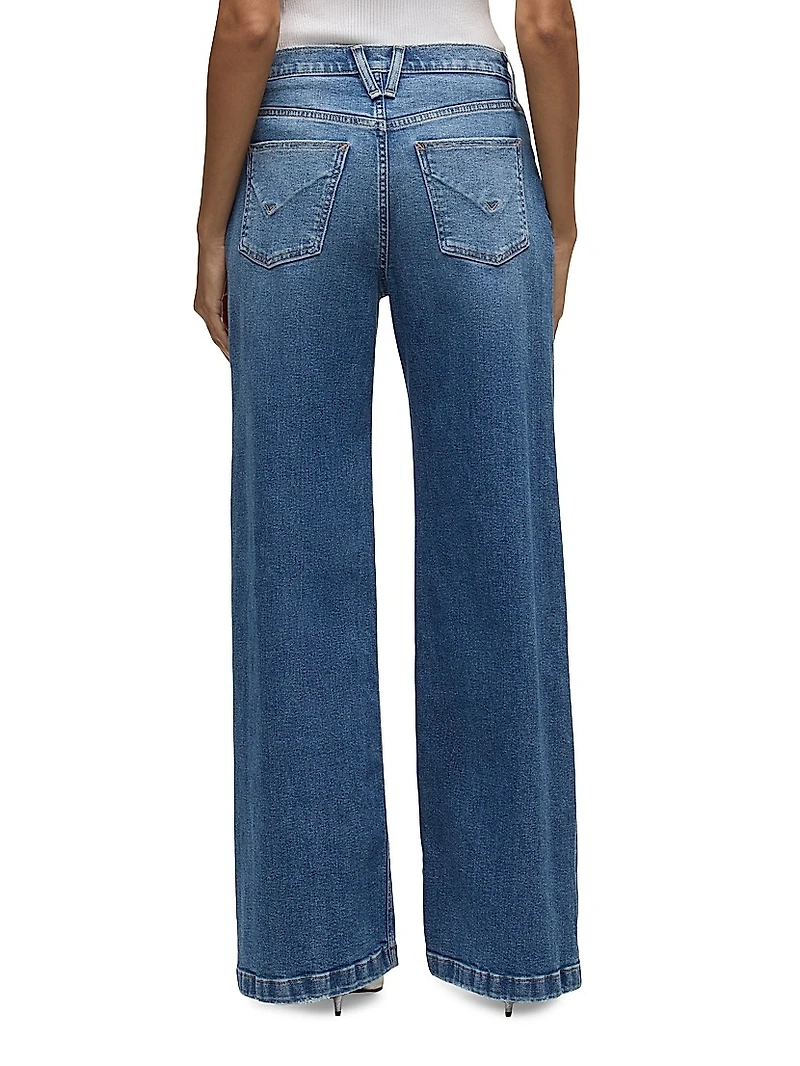 Jodie Stretch Loose-Fit Wide-Leg Jeans