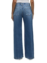 Jodie Stretch Loose-Fit Wide-Leg Jeans