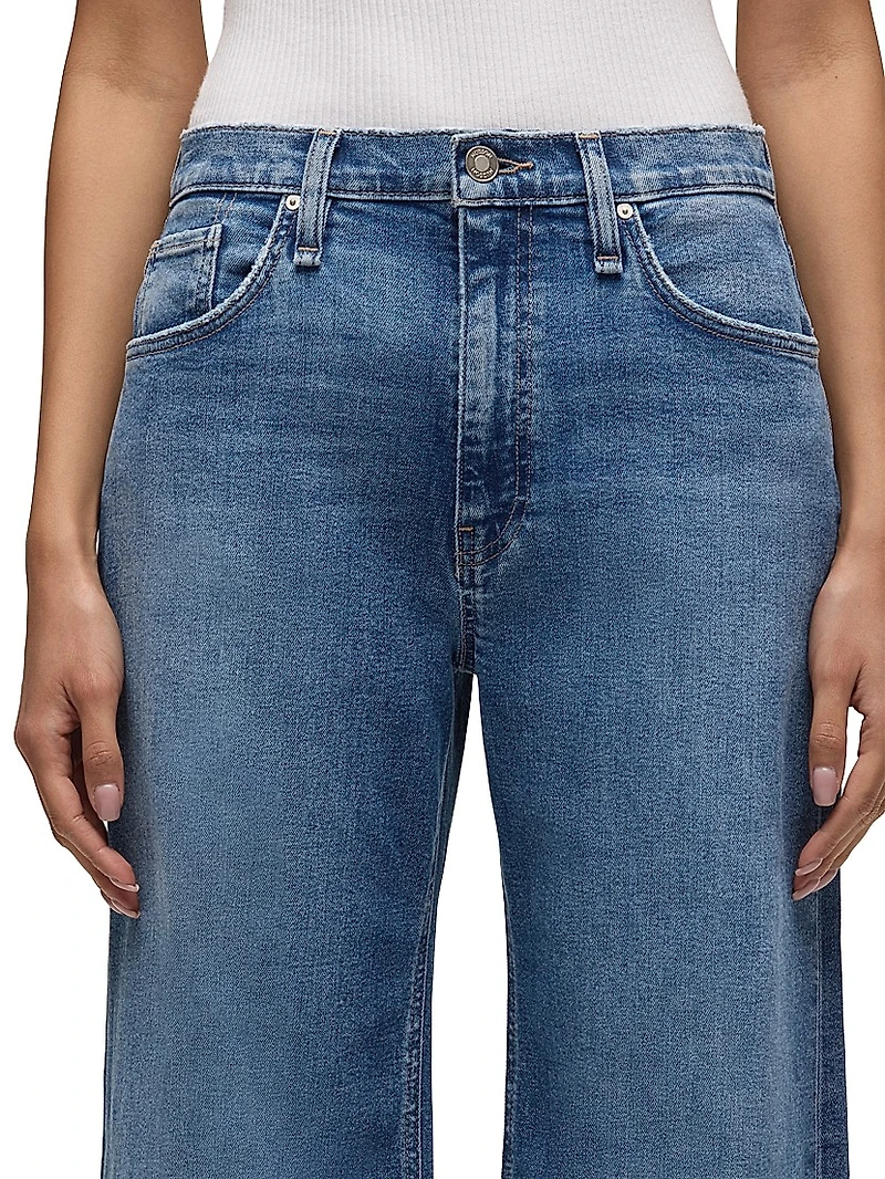 Jodie Stretch Loose-Fit Wide-Leg Jeans