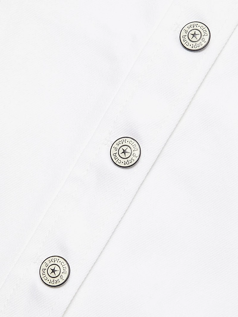 Veena Denim Midi-Skirt