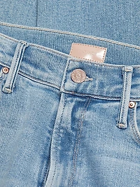 Dazzler Mid-Rise Ankle-Fray Jeans