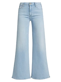 The Roller Sneak High-Rise Flared Jeans