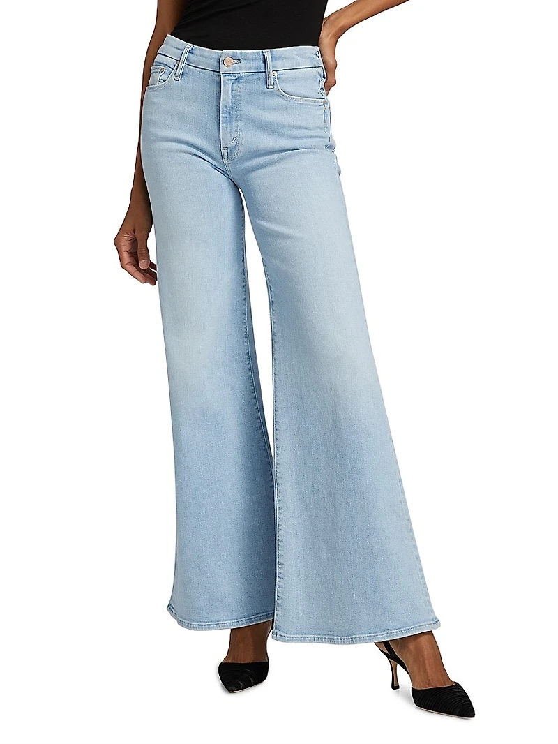 The Roller Sneak High-Rise Flared Jeans