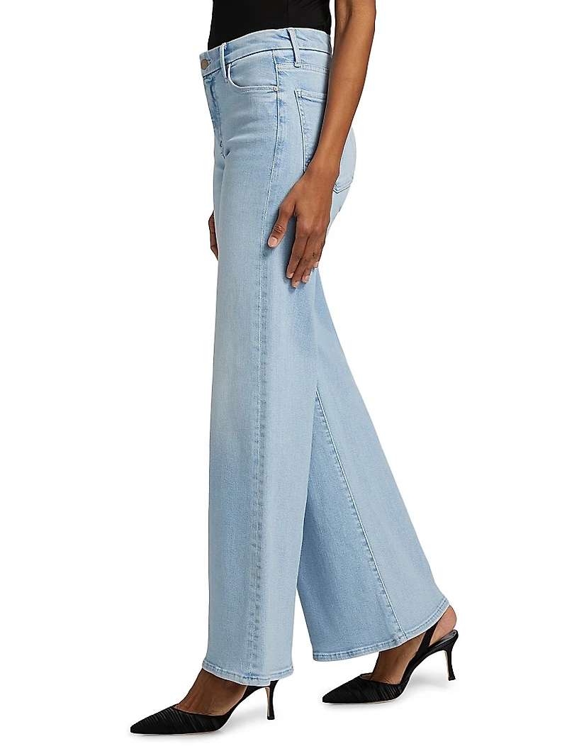 The Roller Sneak High-Rise Flared Jeans