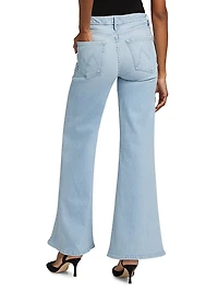 The Roller Sneak High-Rise Flared Jeans