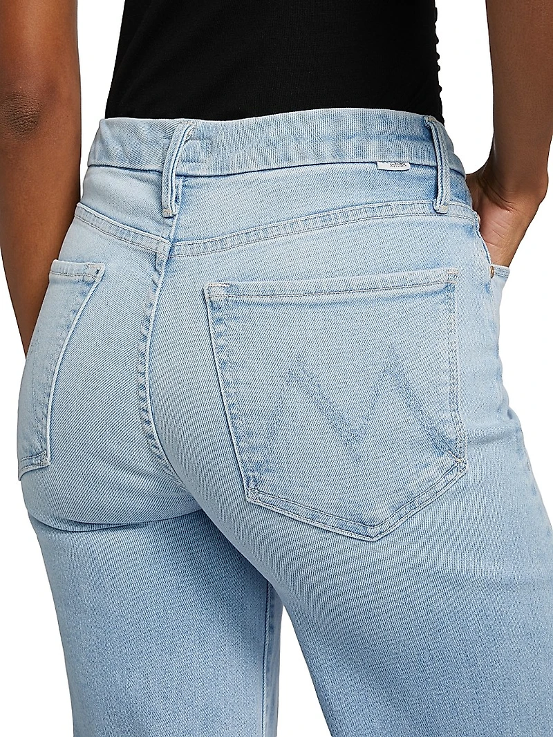 The Roller Sneak High-Rise Flared Jeans