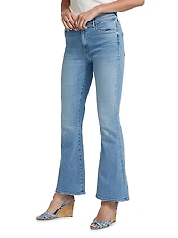 Weekender Mid-Rise Flare Ankle Jeans