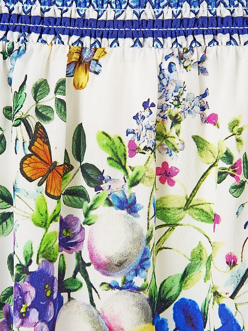 Tiles Darls Off-The-Shoulder Minidress