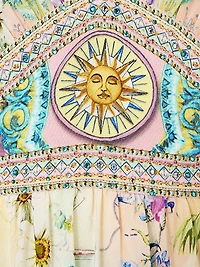 Just Coasting Ruffle-Hem Maxi Dress