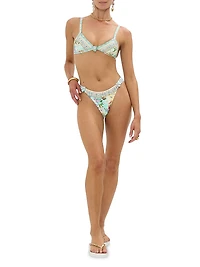 Just Coasting Ruched Bikini Bottom