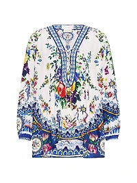 Tiles Darls Silk Blouse