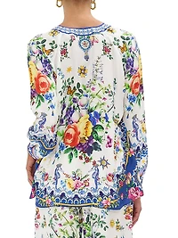 Tiles Darls Silk Blouse