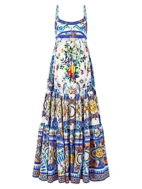 Tiles Darls Tiered Maxi Dress